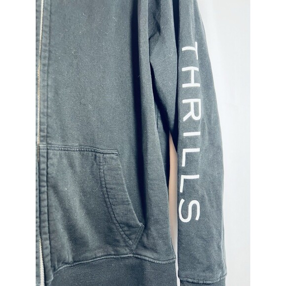 Sam Smith 2018 Thrills Tour Black Zip Hoodie Sz M - Picture 2 of 12